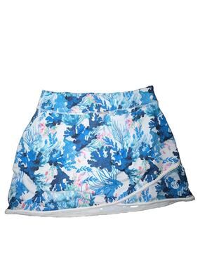 Women Scales Women's Coral Tropics Iconic Skort Small (AA4)